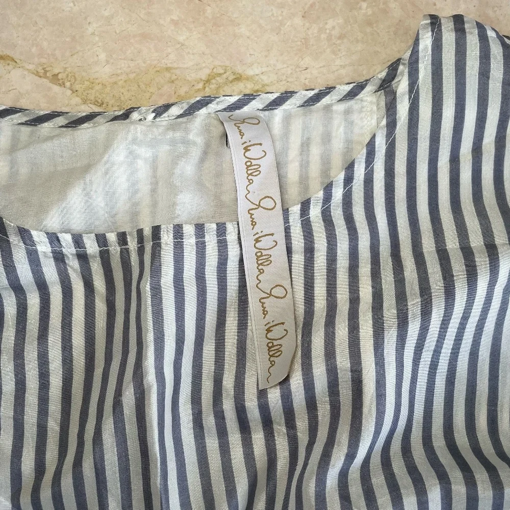 Ewa I Walla  Coastal Flowy Stripped Blouse - Picture 4 of 7